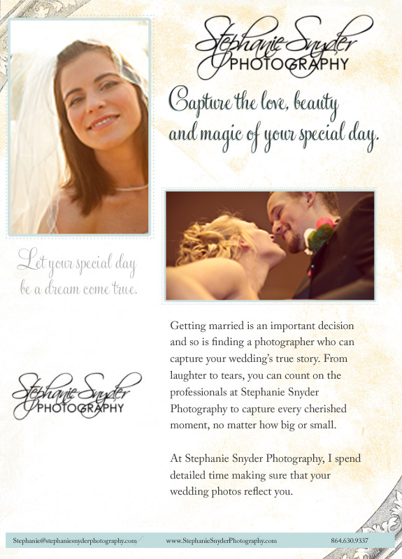 SC Wedding Photographer
